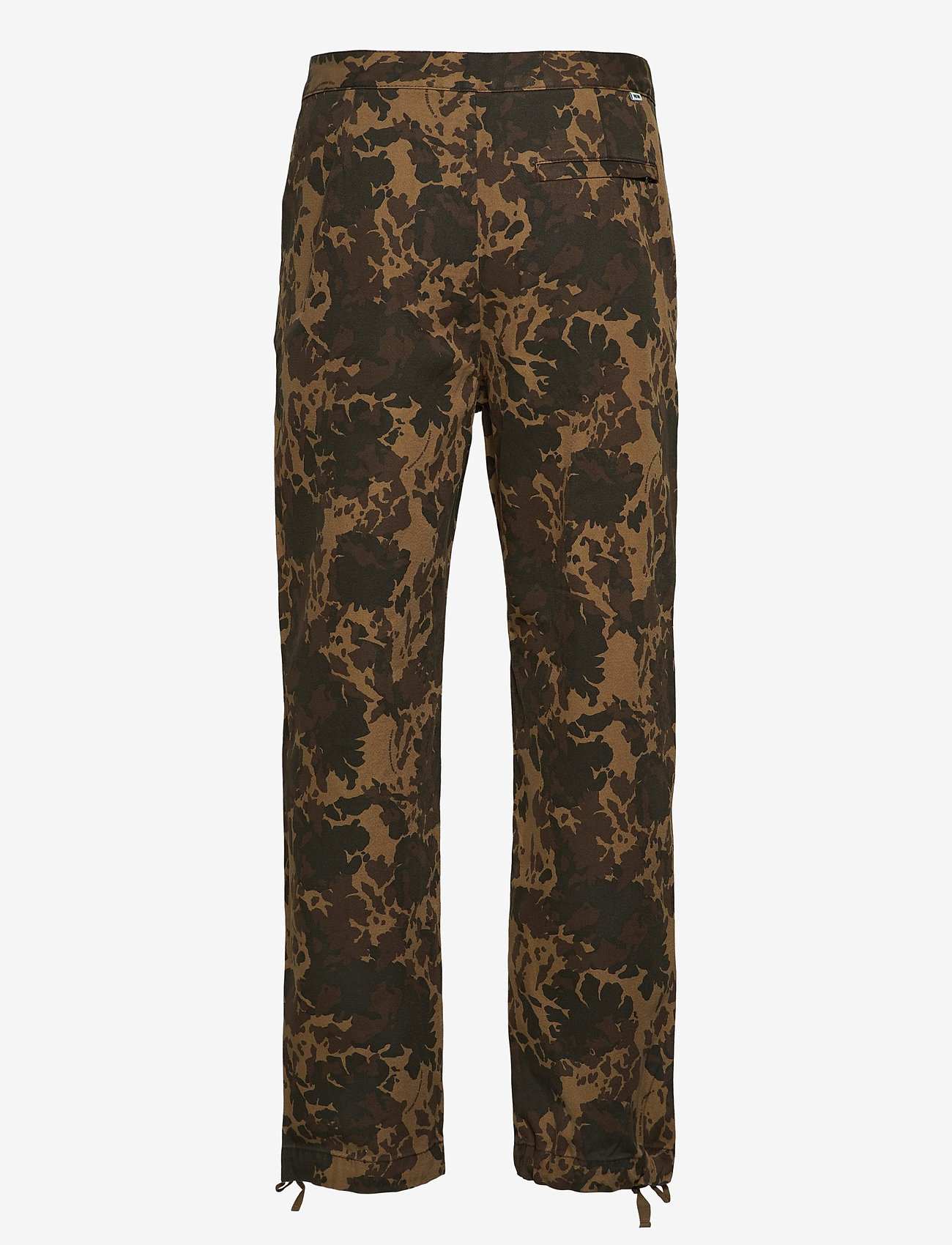 Wood Wood - Hamish trousers - kasdienio stiliaus kelnės - khaki aop - 1