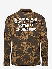 Wood Wood - Axel shirt - mężczyźni - khaki aop - 1
