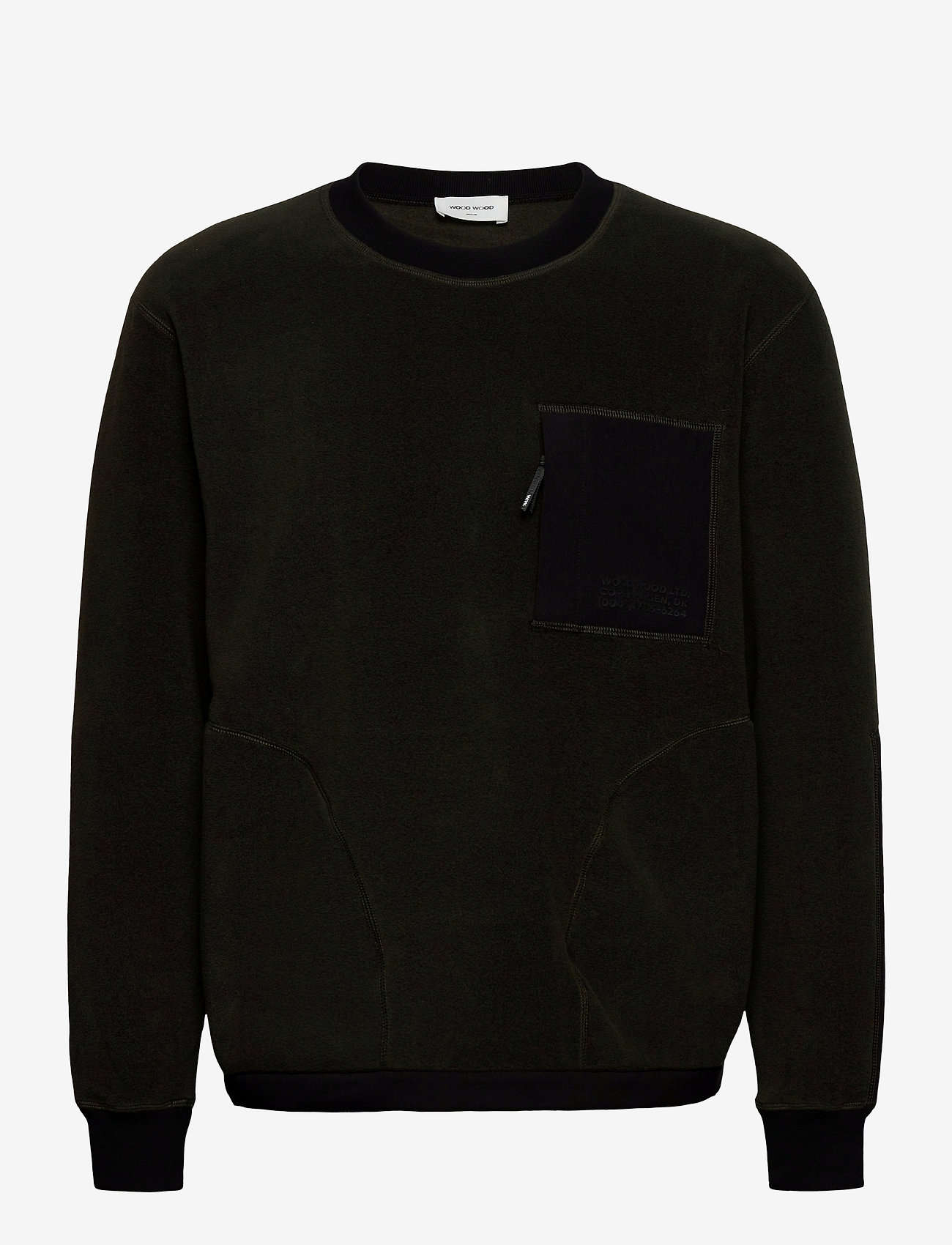 Wood Wood - Gorm sweater - dark green - 0