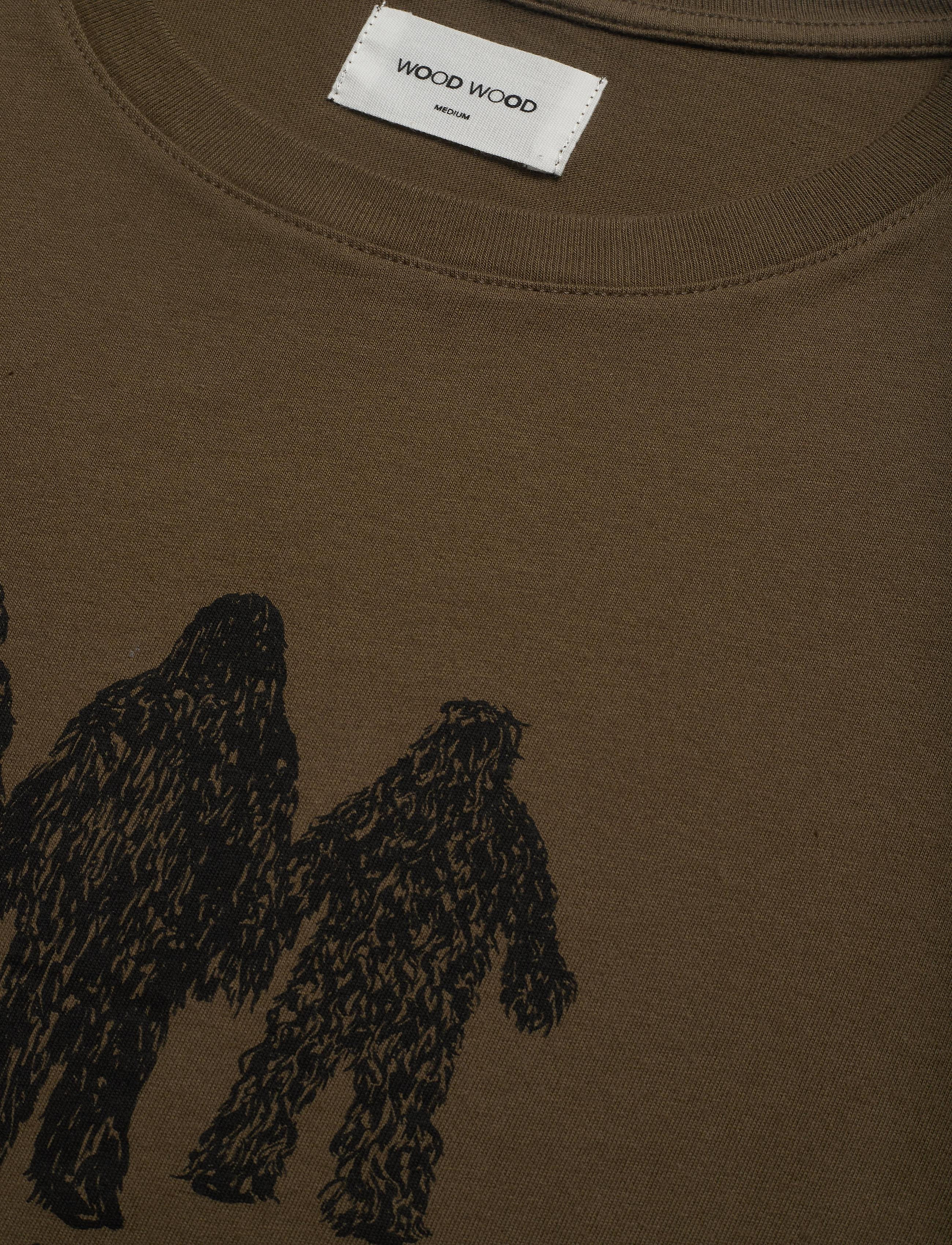 Wood Wood - Invisibles T-shirt - dark green - 2