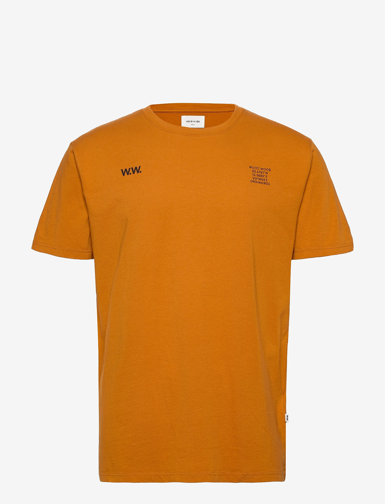 Wood Wood - Voyages T-shirt - orange - 0