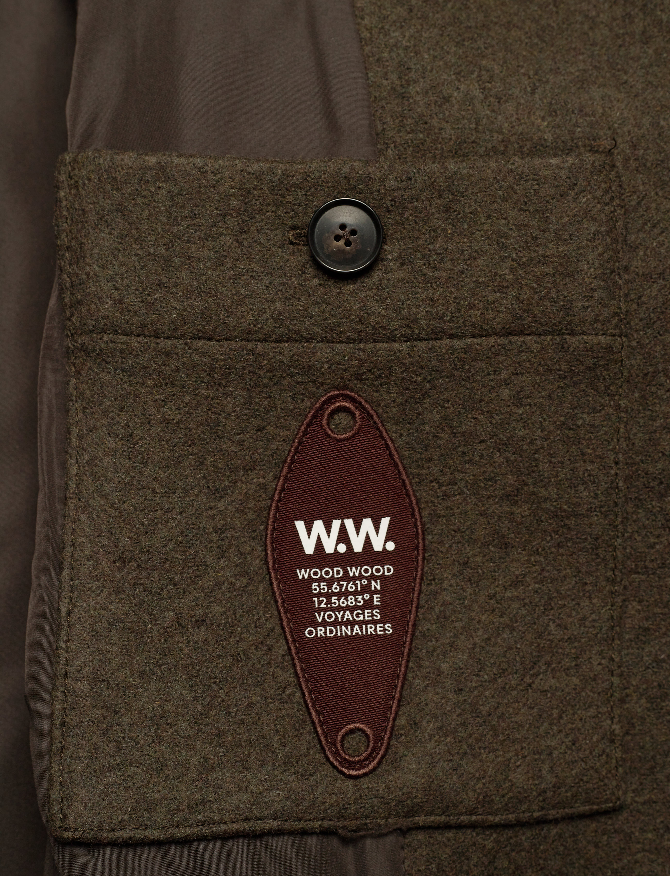 Wood Wood - Filip coat - dark green - 4