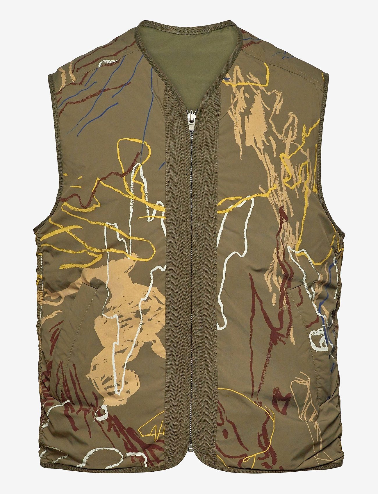Wood Wood - Victor vest - green aop - 0