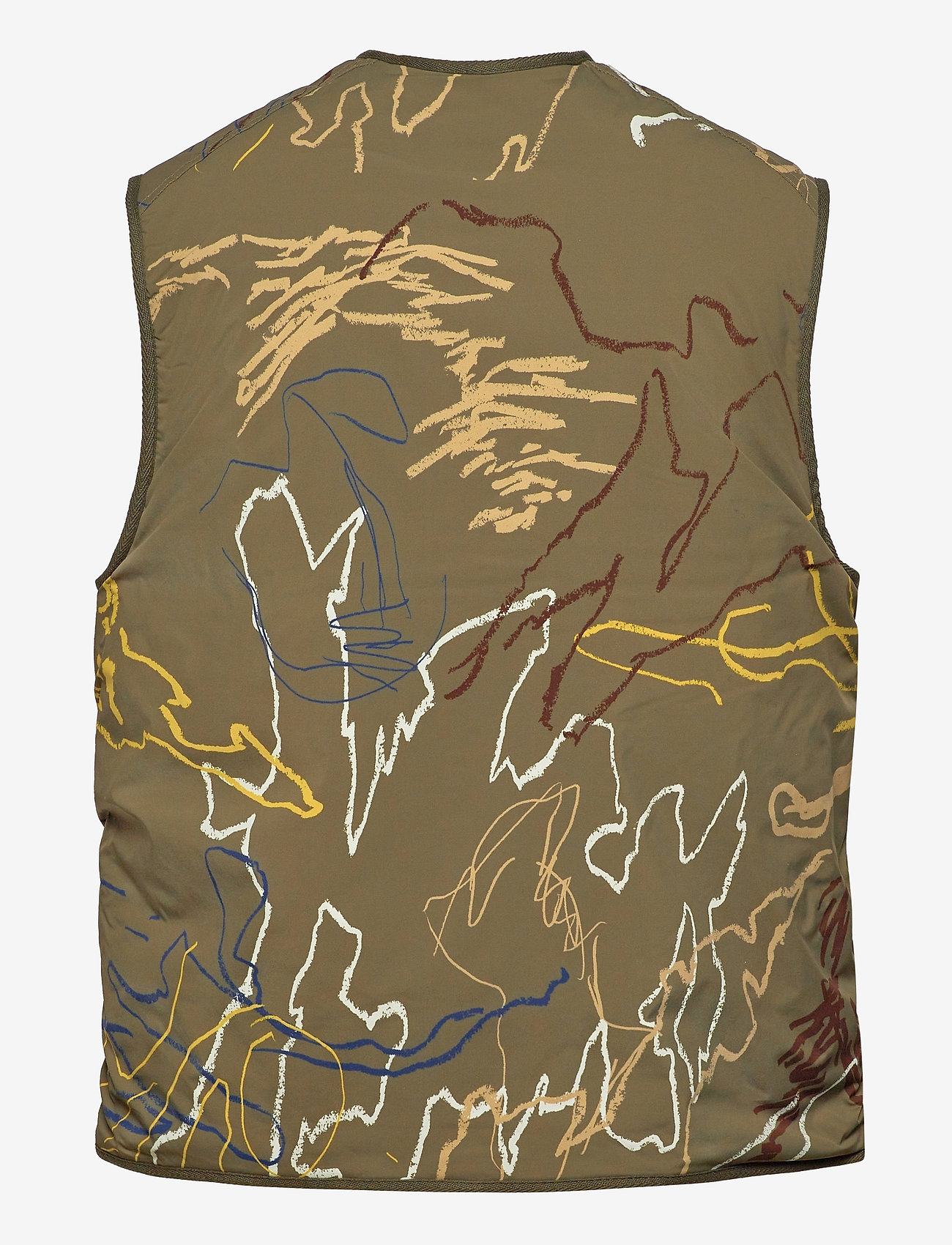 Wood Wood - Victor vest - green aop - 1