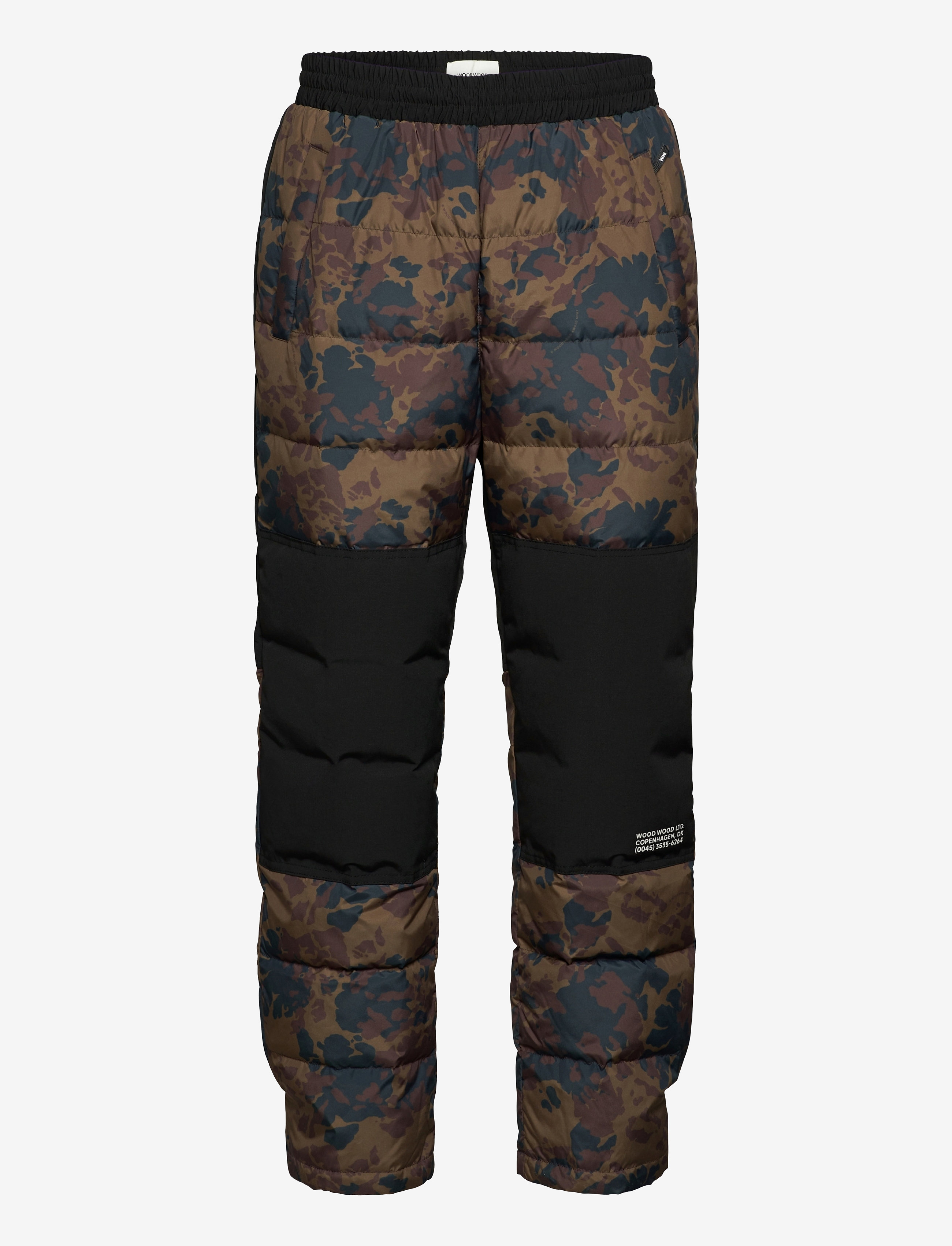 Wood Wood - Danny down trousers - khaki aop - 0