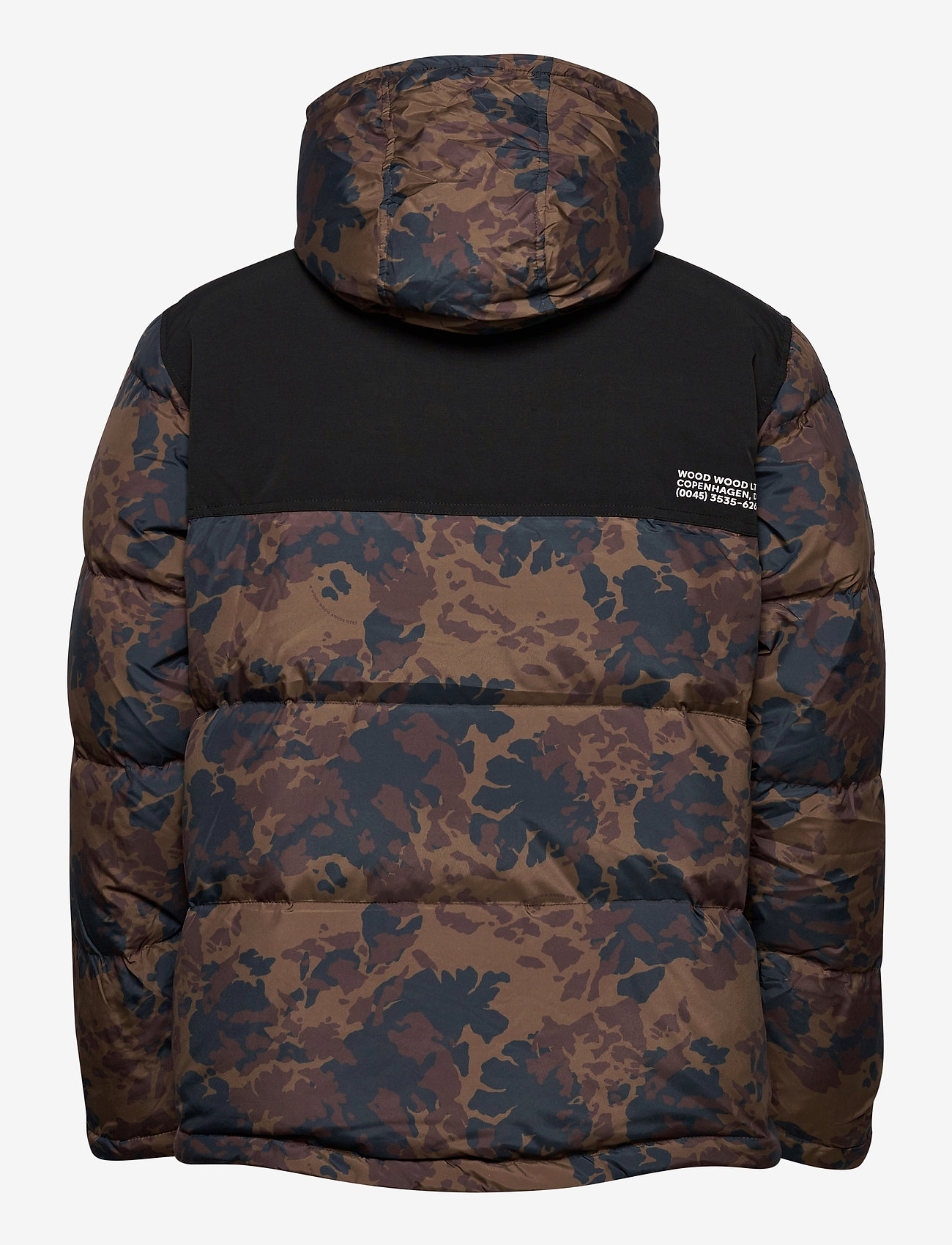 Wood Wood - Andy down anorak - khaki aop - 1