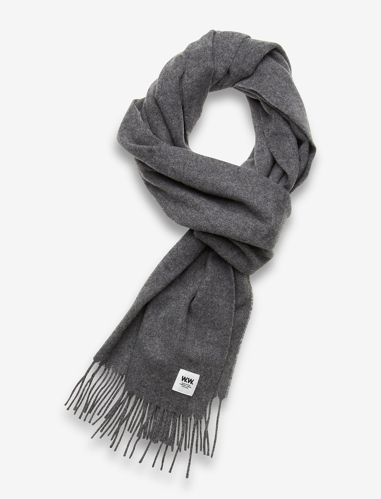 Wood Wood - Karlo scarf - grey melange - 0
