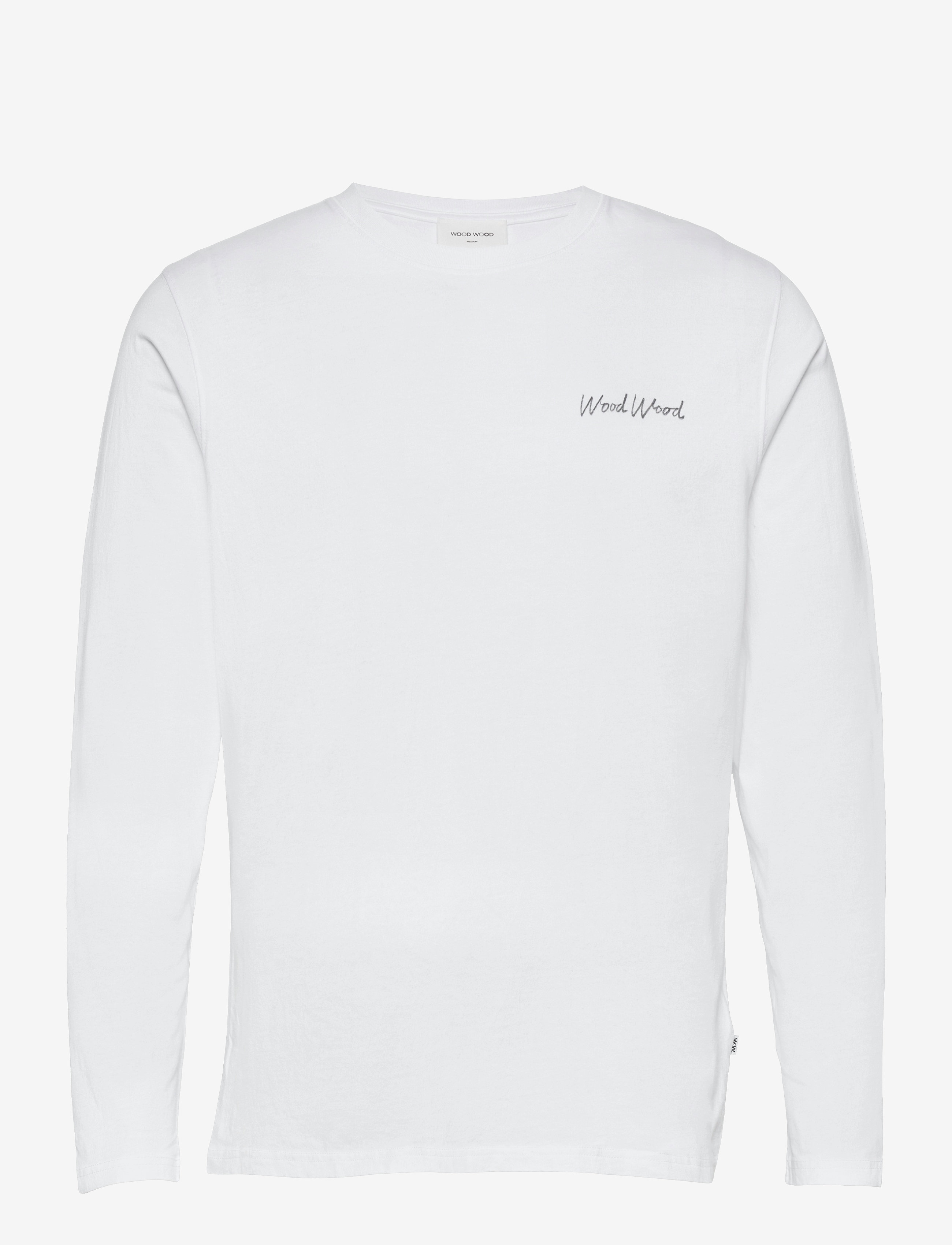 Wood Wood - Peter long sleeve - bright white - 0