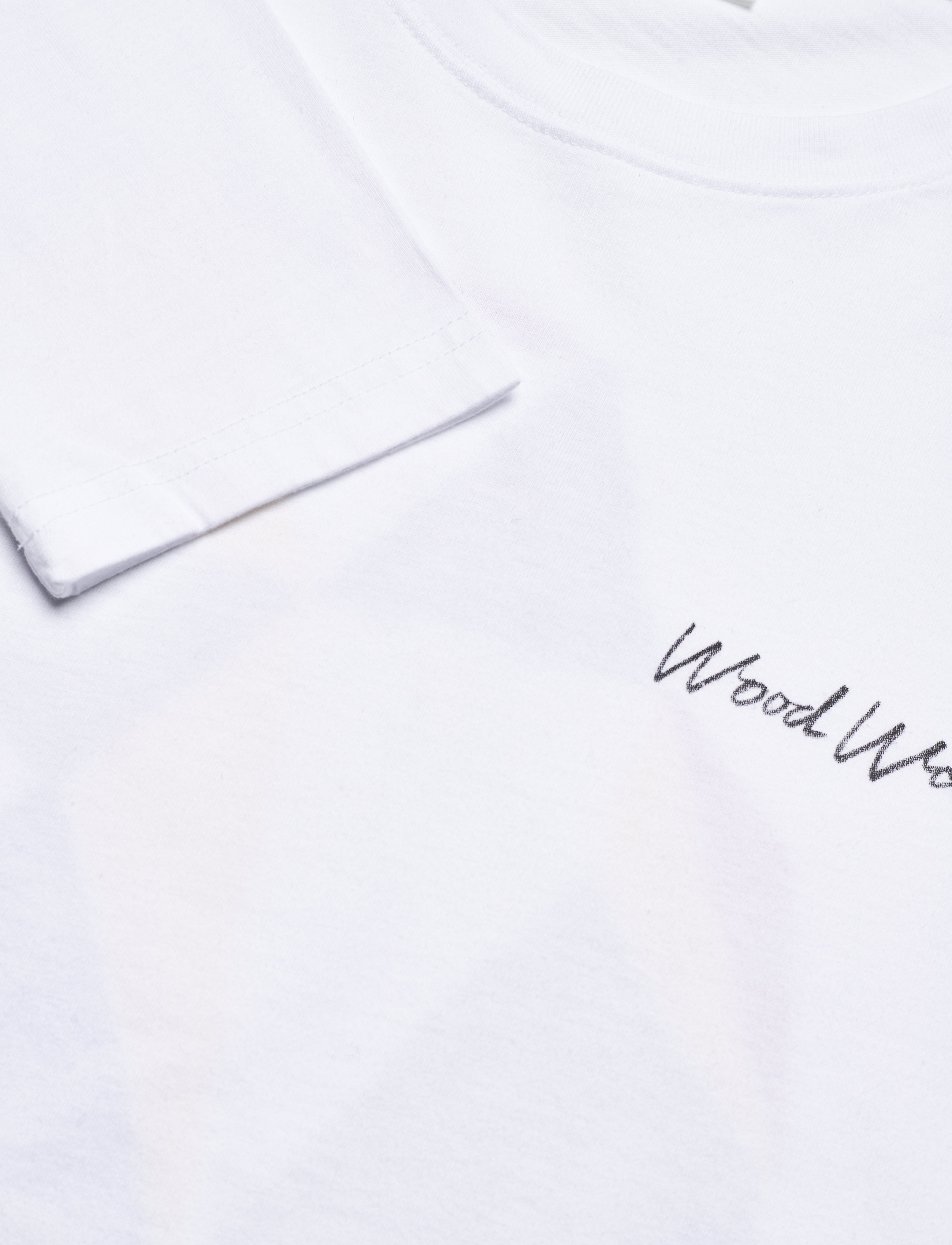 Wood Wood - Peter long sleeve - bright white - 2