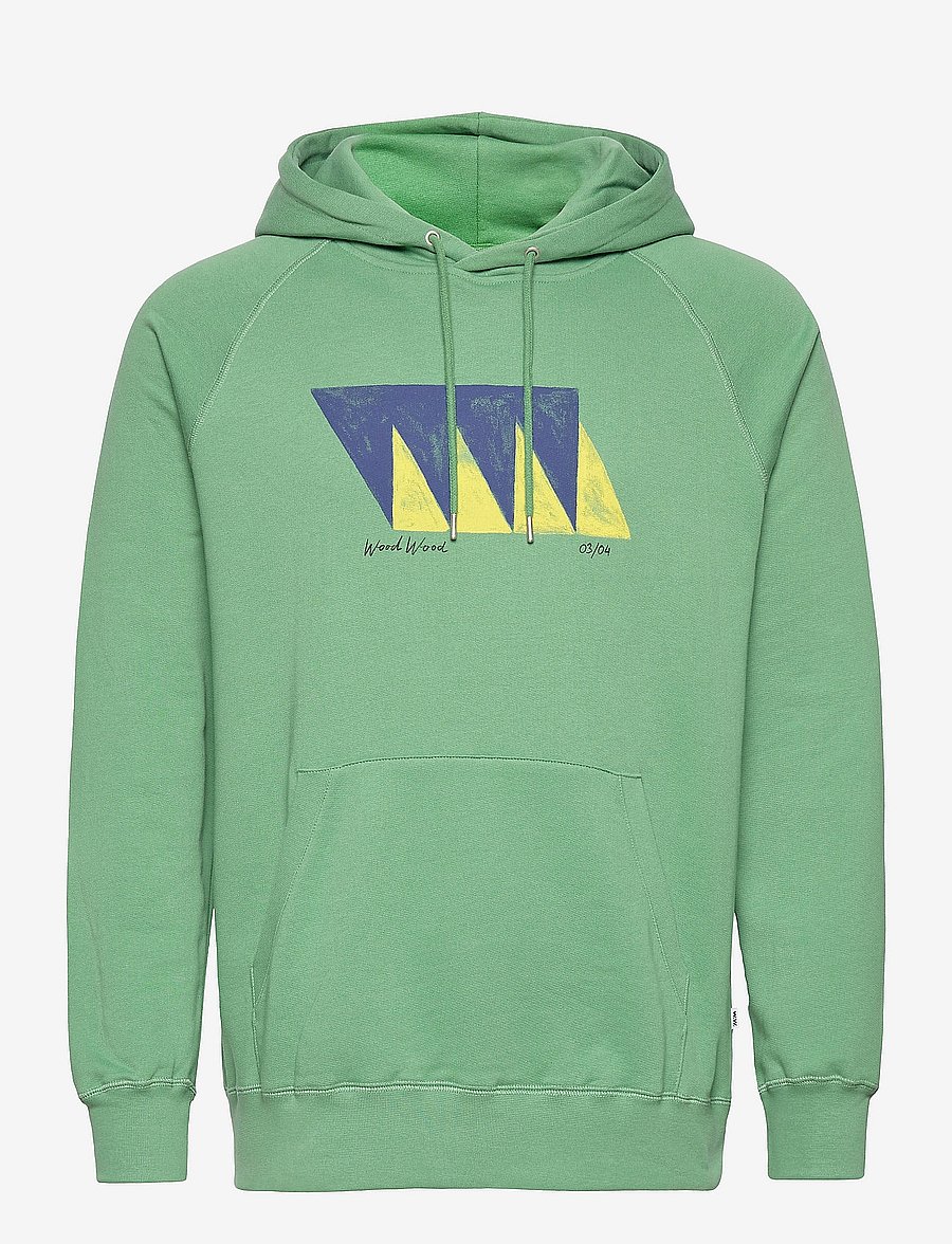Wood Wood - Fred hoodie - green - 0