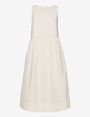 Wood Wood - Tenna poplin dress - midi jurken - off-white - 0