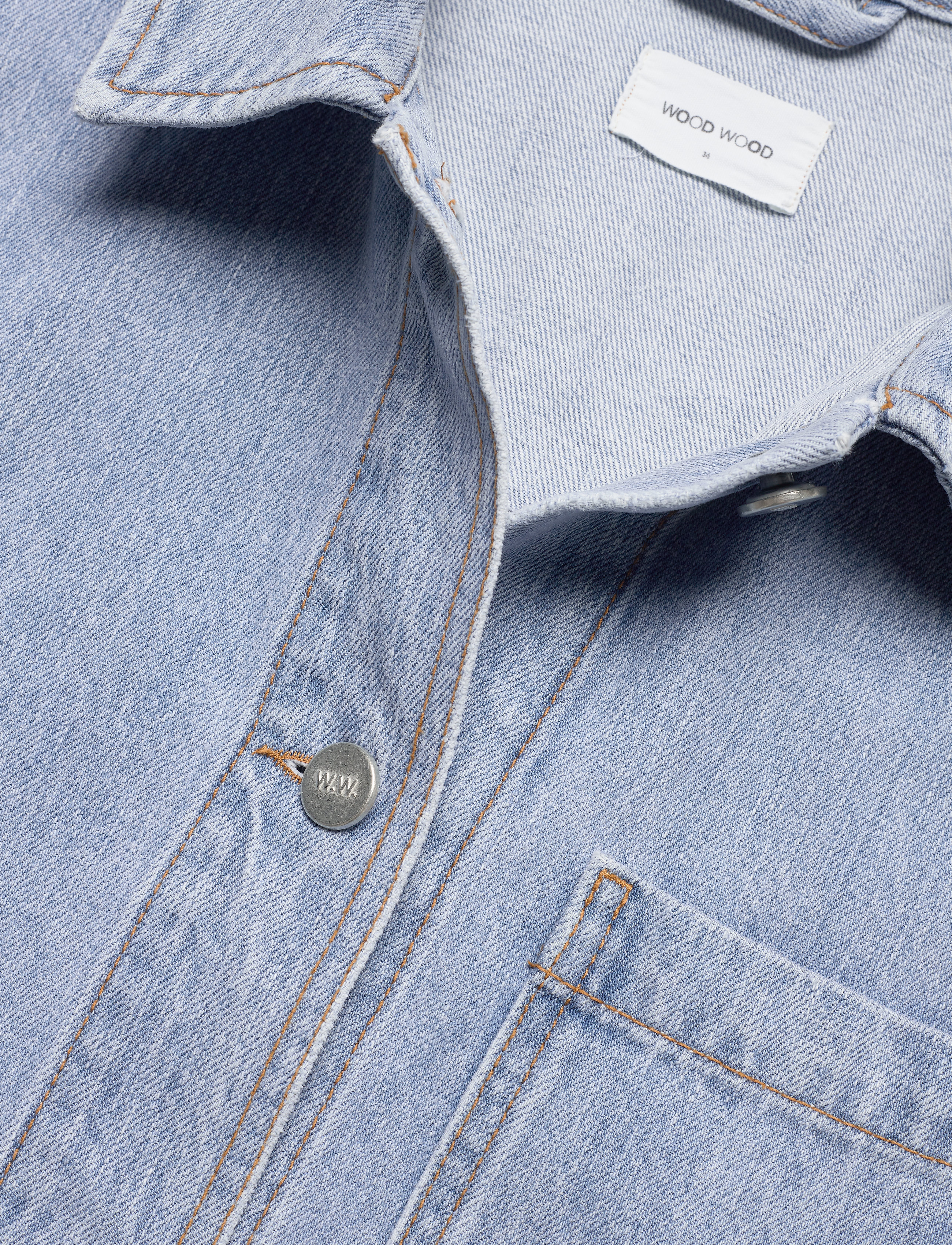 Wood Wood - Mary-Ann denim jacket - heavy vintage wash - 2