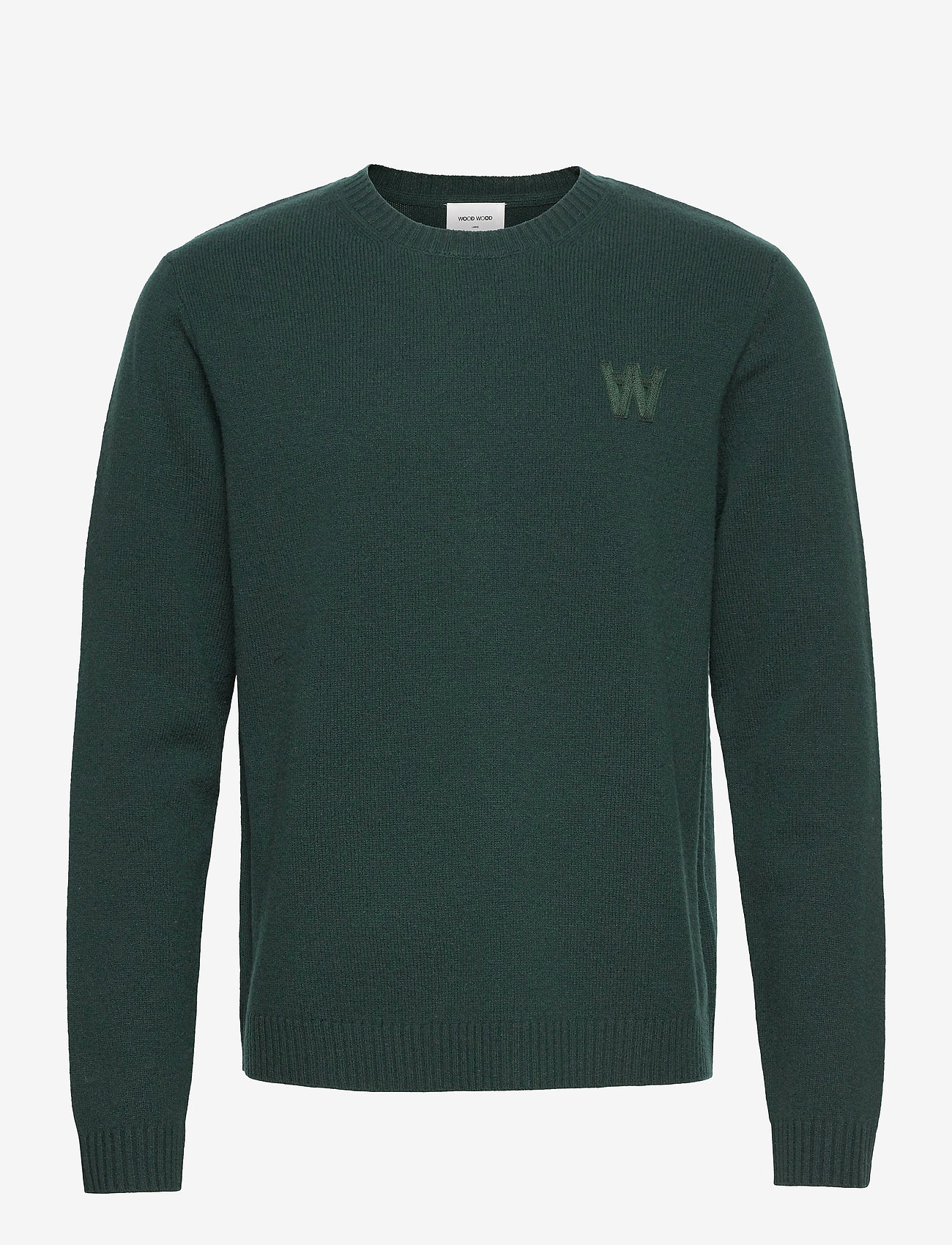 Wood Wood - Kevin lambswool jumper - dark green - 0