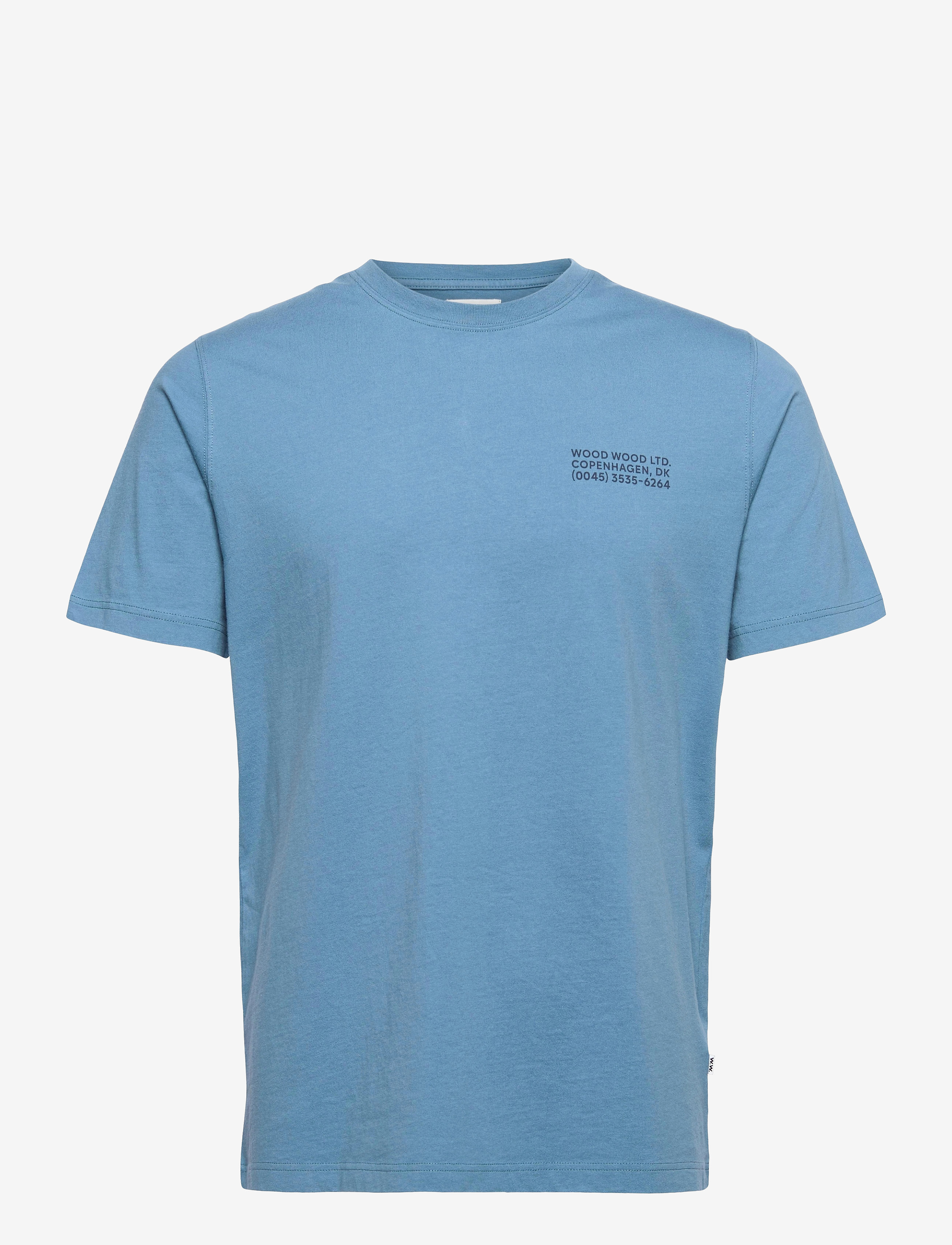 Wood Wood - Sami info T-shirt - dusty blue - 0
