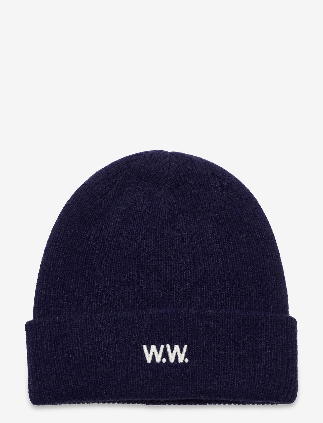 Wood Wood - Mande ribbed beanie - navy - 0