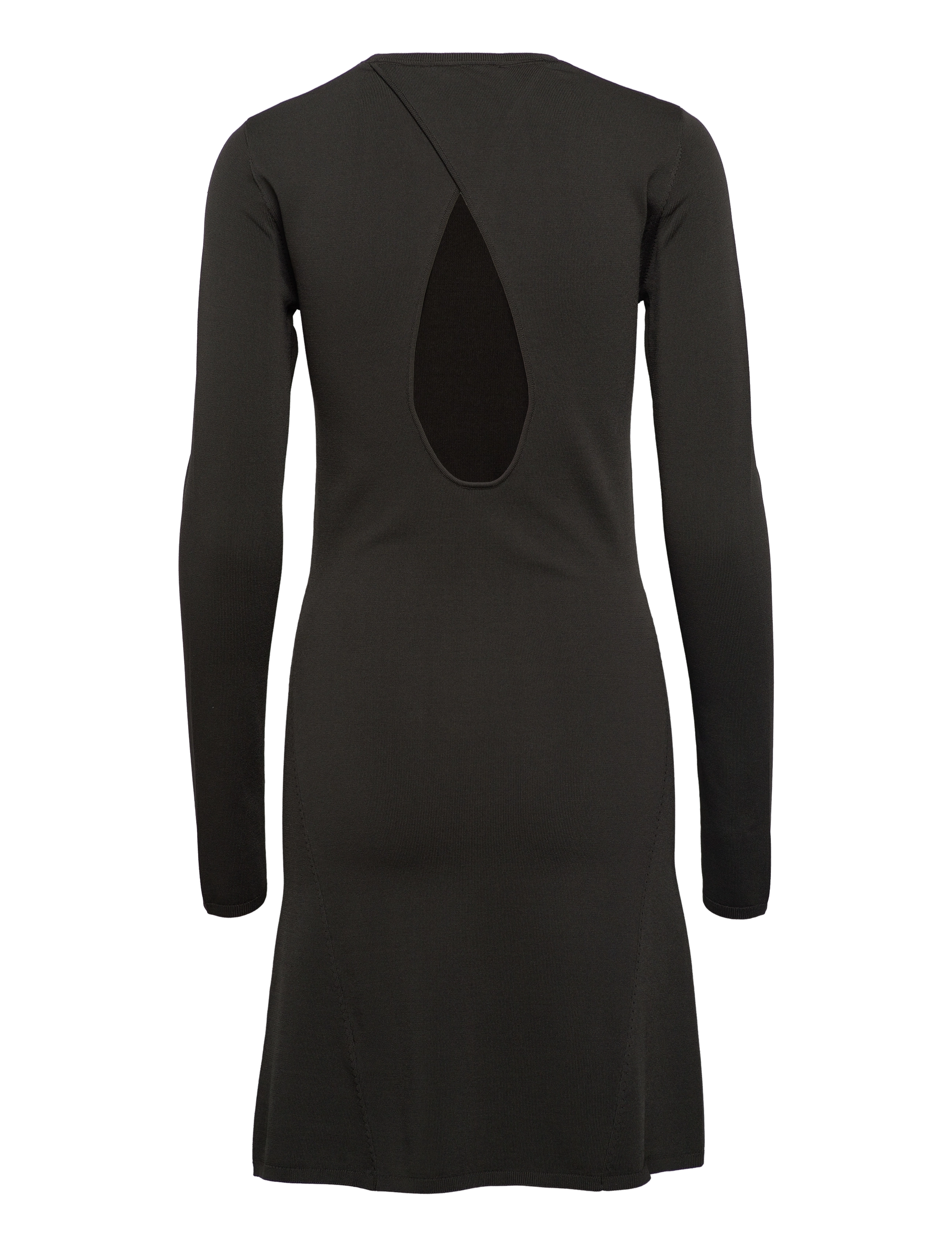 WOOD WOOD - Klara fine rib dress - sukienki do kolan i midi - dark green - 1