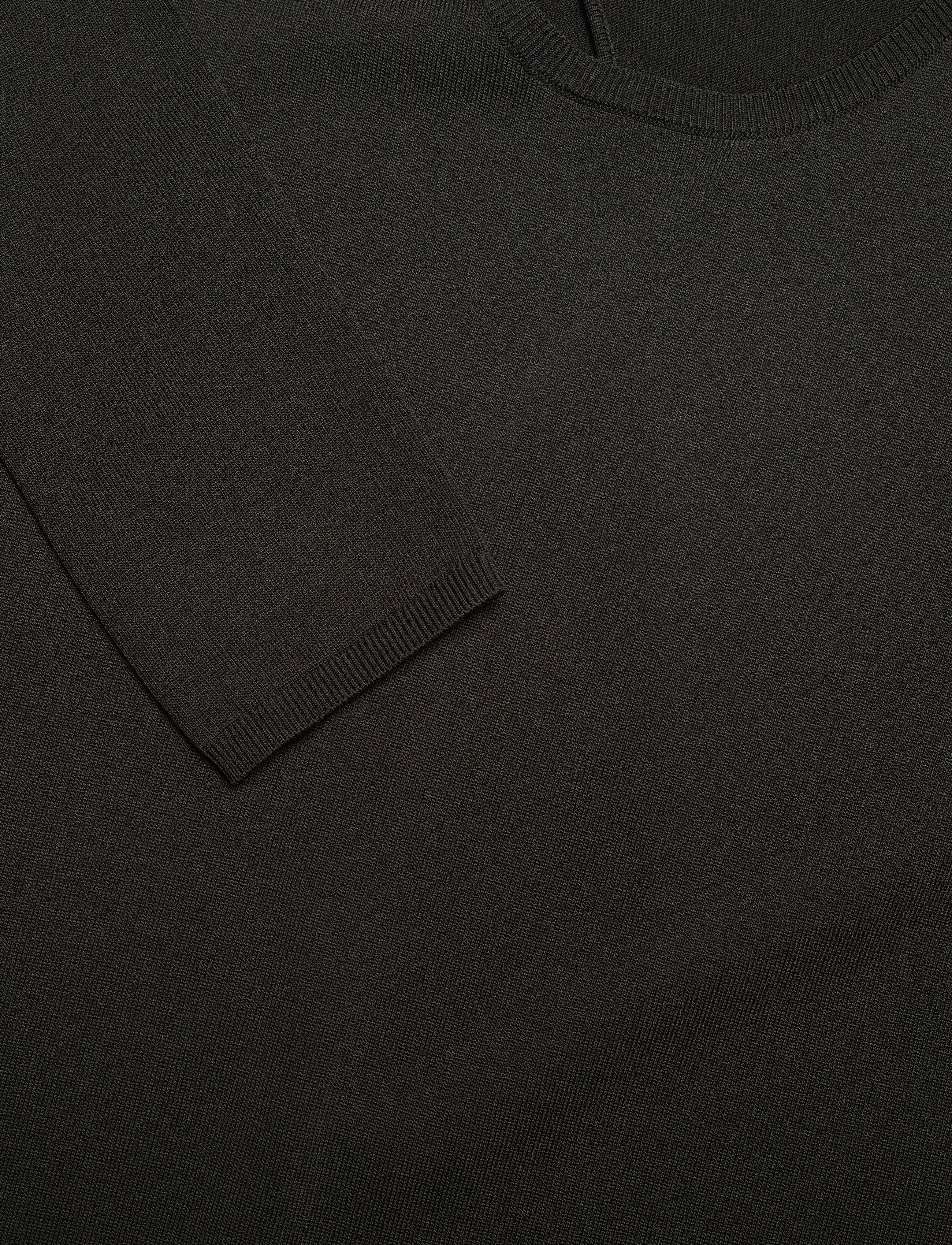 WOOD WOOD - Klara fine rib dress - sukienki do kolan i midi - dark green - 2