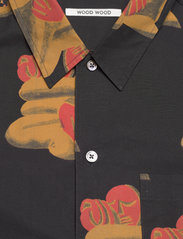 Wood Wood - David JM street fink shirt - casual skjortor - black aop - 2