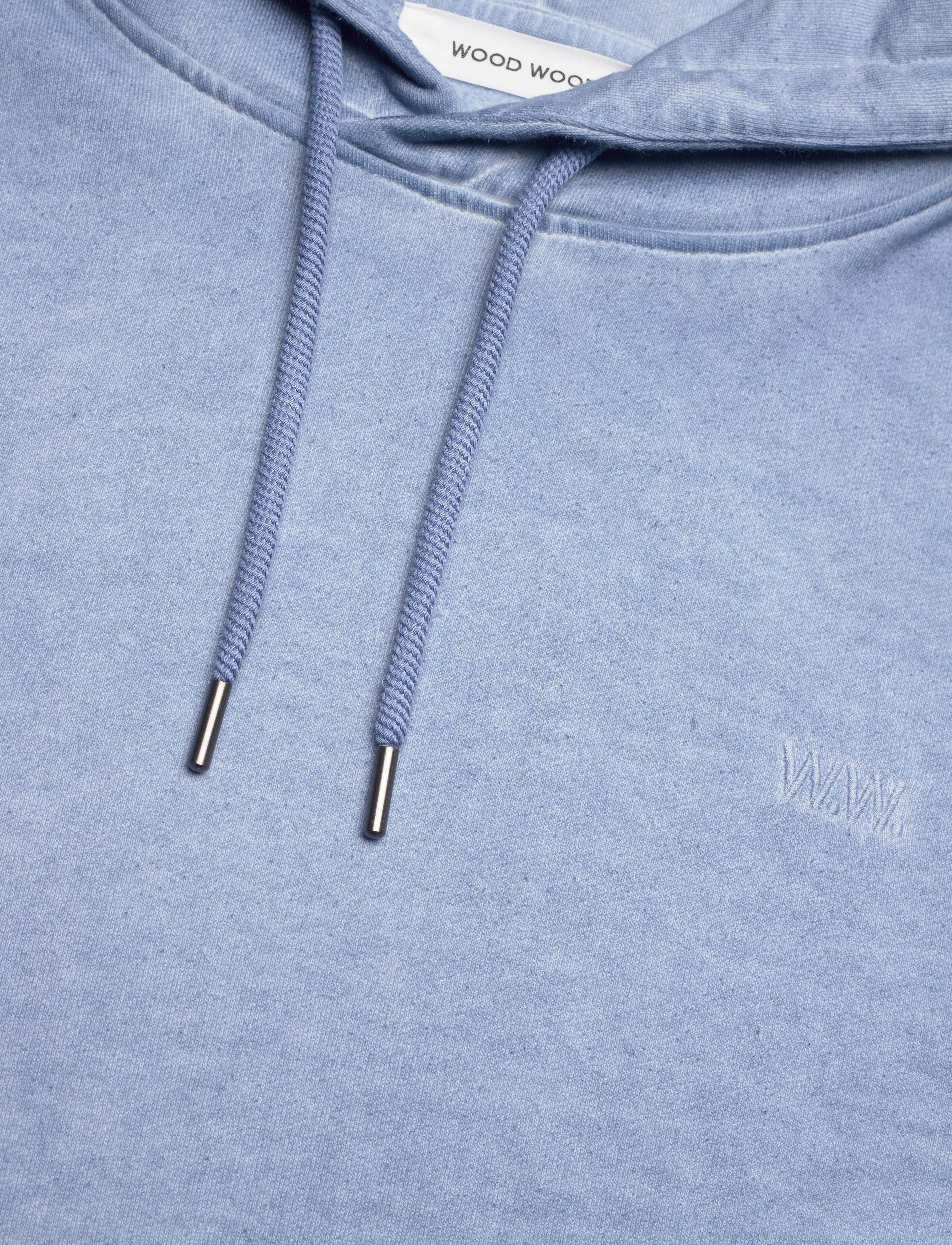 Wood Wood - Eddie Acid hoodie - blue steel - 2