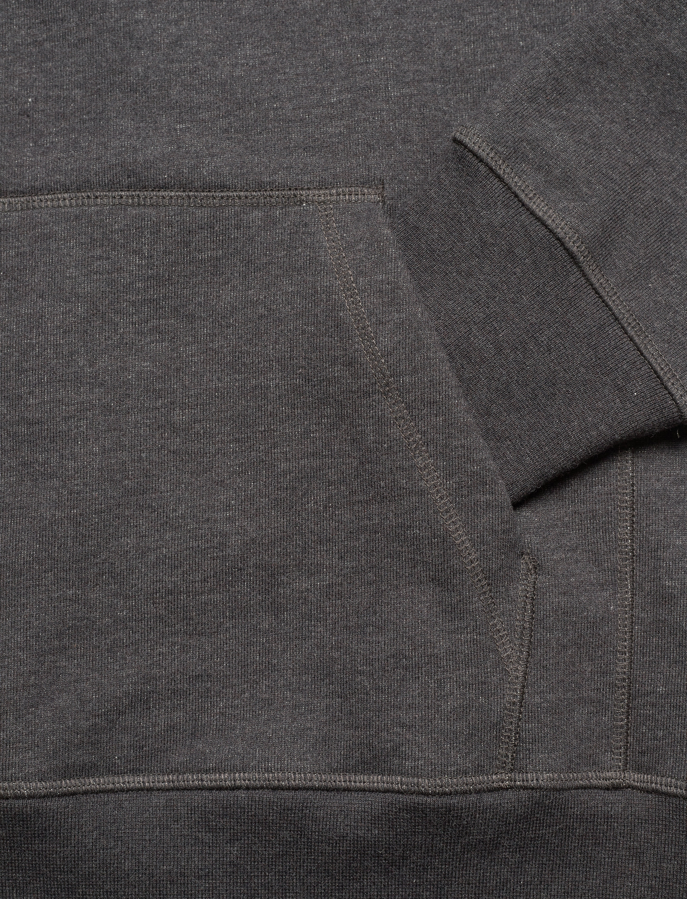 Wood Wood - Fred IVY  hoodie - dark grey melange - 3