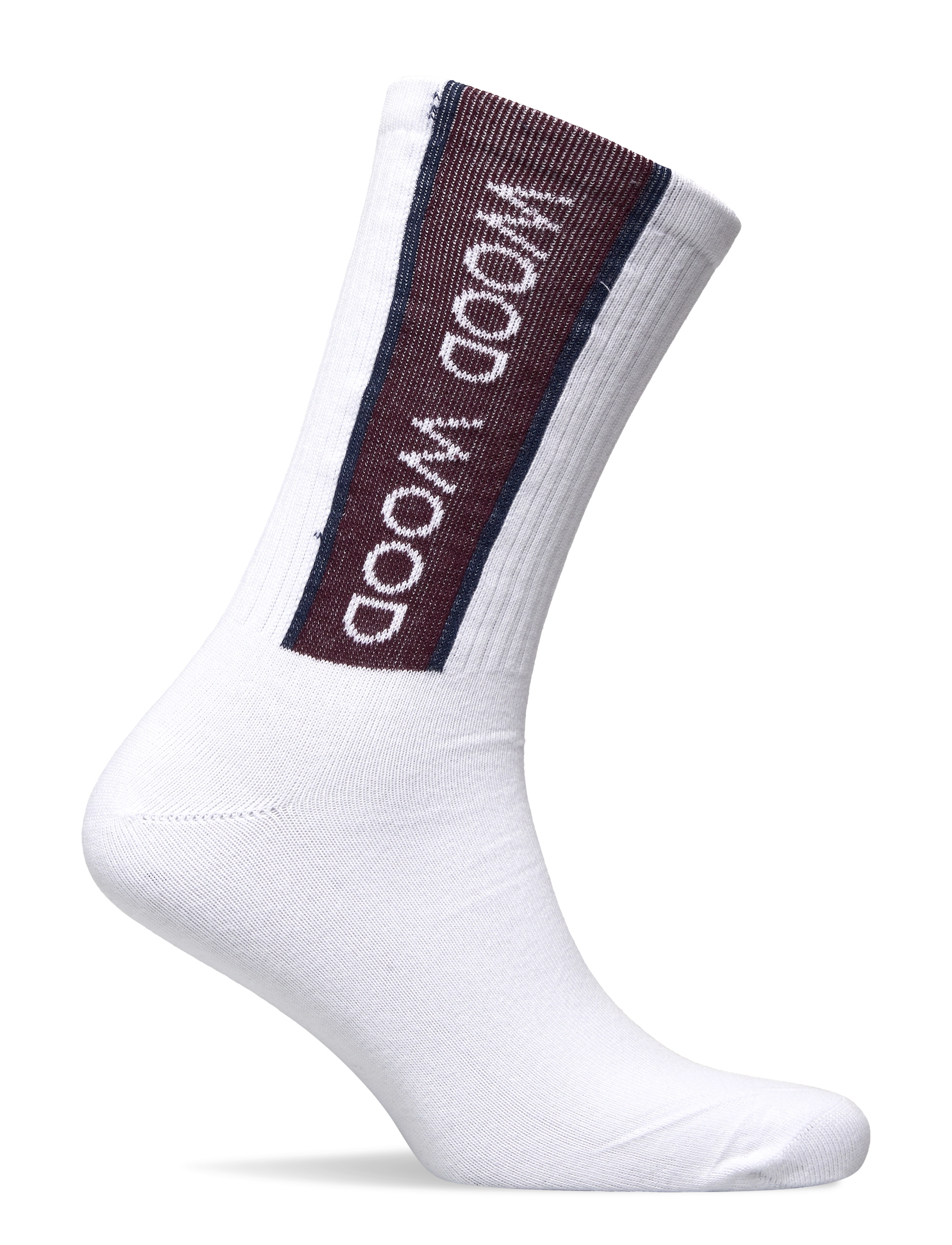 Wood Wood - Conor logo sport socks - white - 1