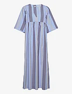 Sabine poplin stripe dress - LIGHT BLUE