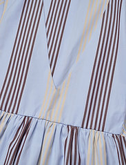 Wood Wood - Sabine poplin stripe dress - sommerkjoler - light blue - 2