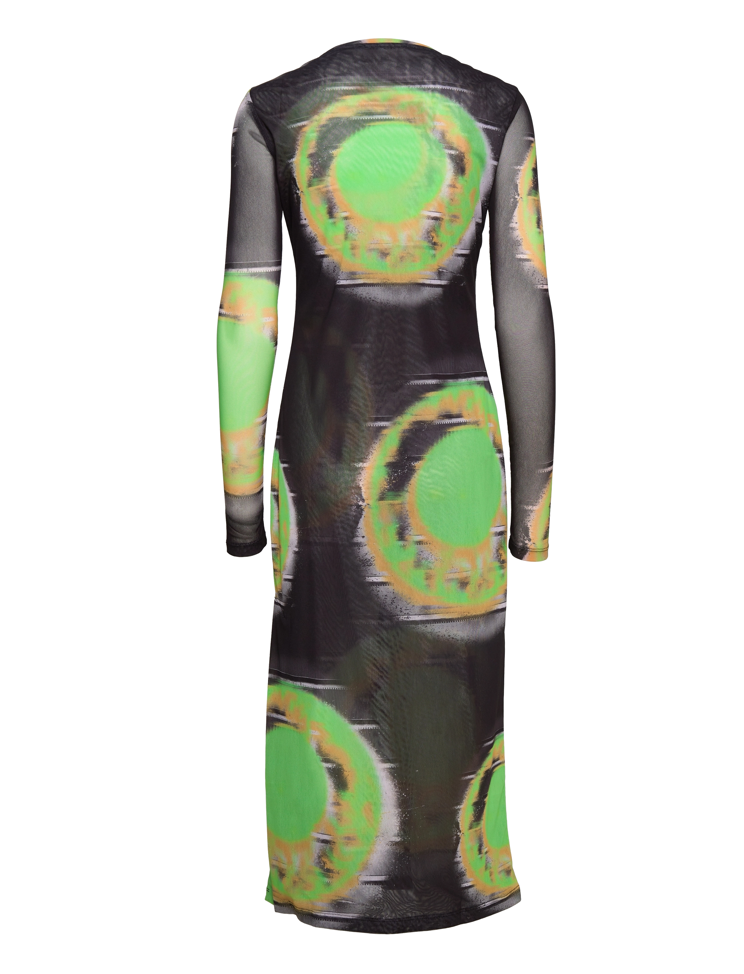 Wood Wood - Tuli printed mesh dress - black aop - 1