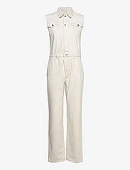 Wood Wood - Julia rigid denim jumpsuit - damen - off-white - 0
