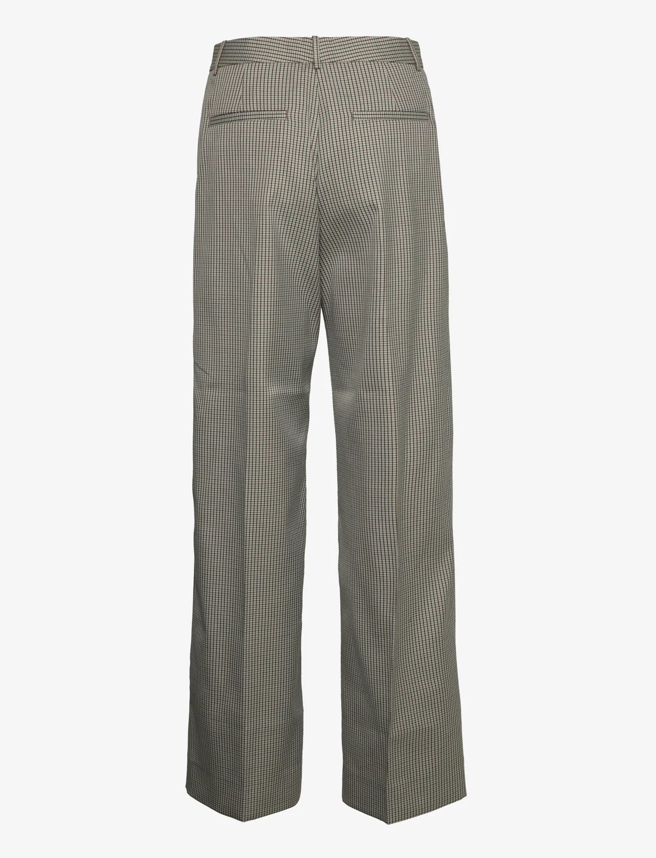 Wood Wood - Sadie poppytooth trousers - tailored trousers - khaki - 1