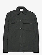 Clint jacquard shirt - DARK GREEN