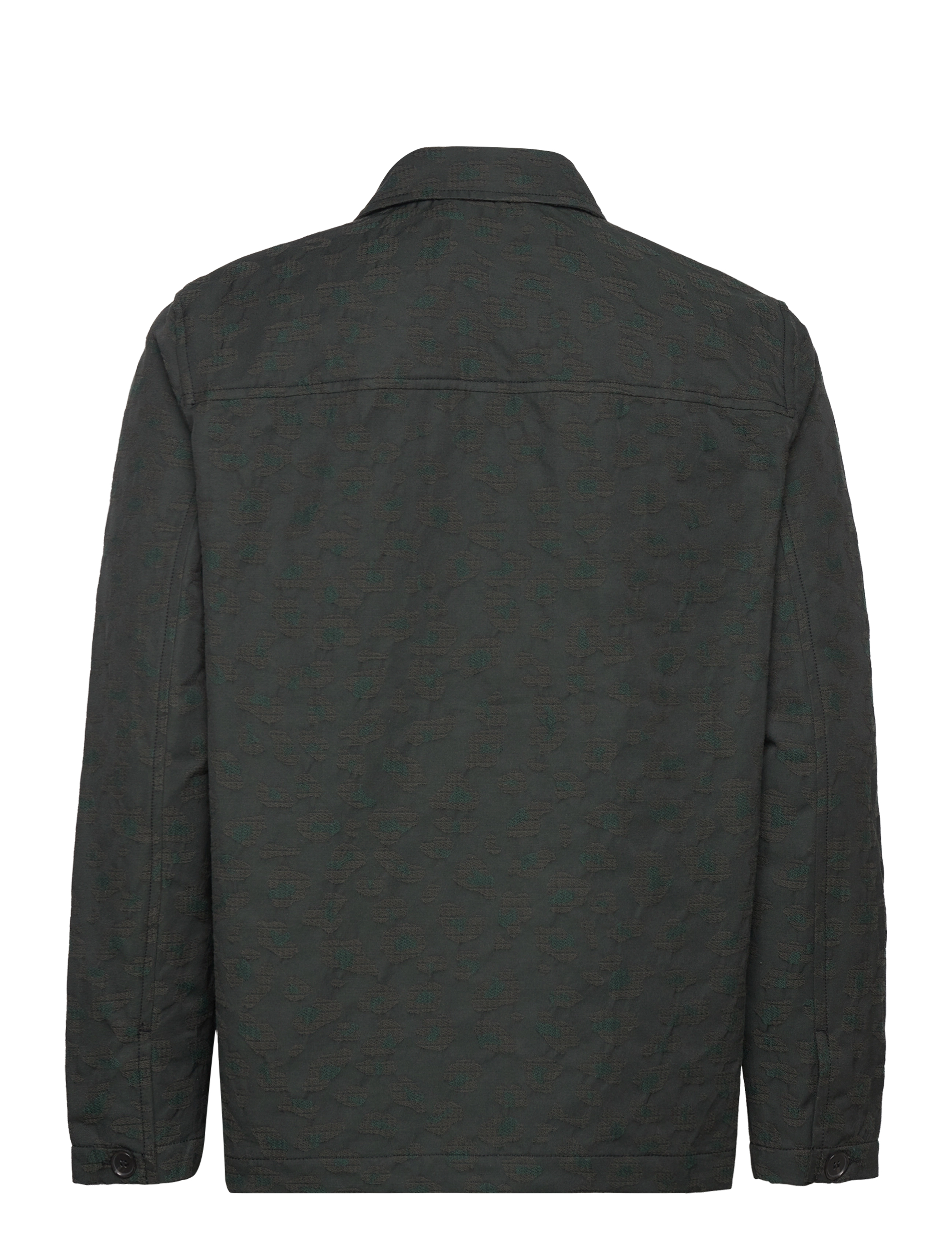 Wood Wood - Clint jacquard shirt - dark green - 1