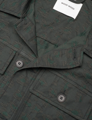 Wood Wood - Clint jacquard shirt - vyrams - dark green - 2
