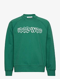 Hester shatter logo sweatshirt, Wood Wood