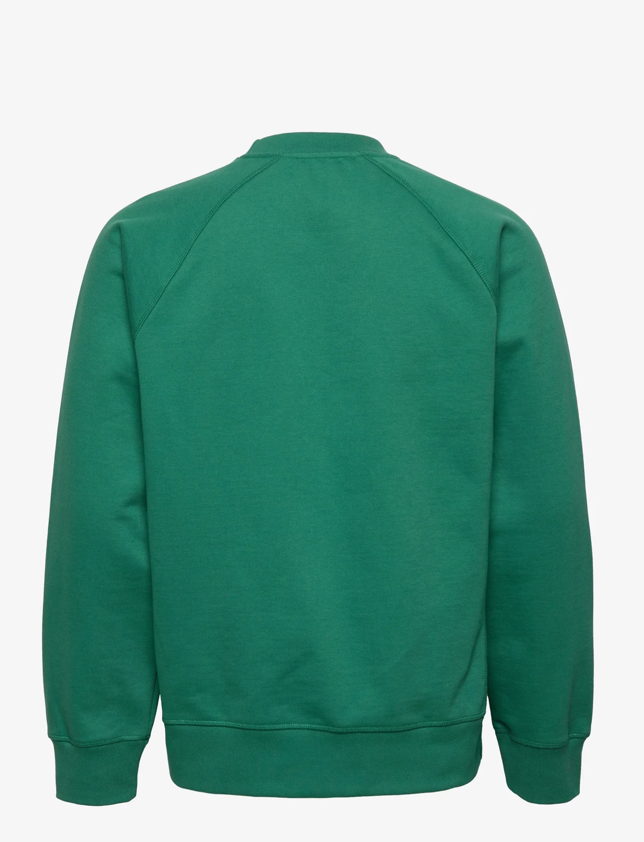 Wood Wood - Hester shatter logo sweatshirt - huvtröjor - bright green - 1