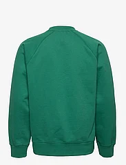 Wood Wood - Hester shatter logo sweatshirt - huvtröjor - bright green - 1