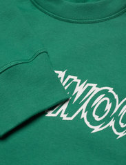 Wood Wood - Hester shatter logo sweatshirt - kapuutsiga dressipluusid - bright green - 2