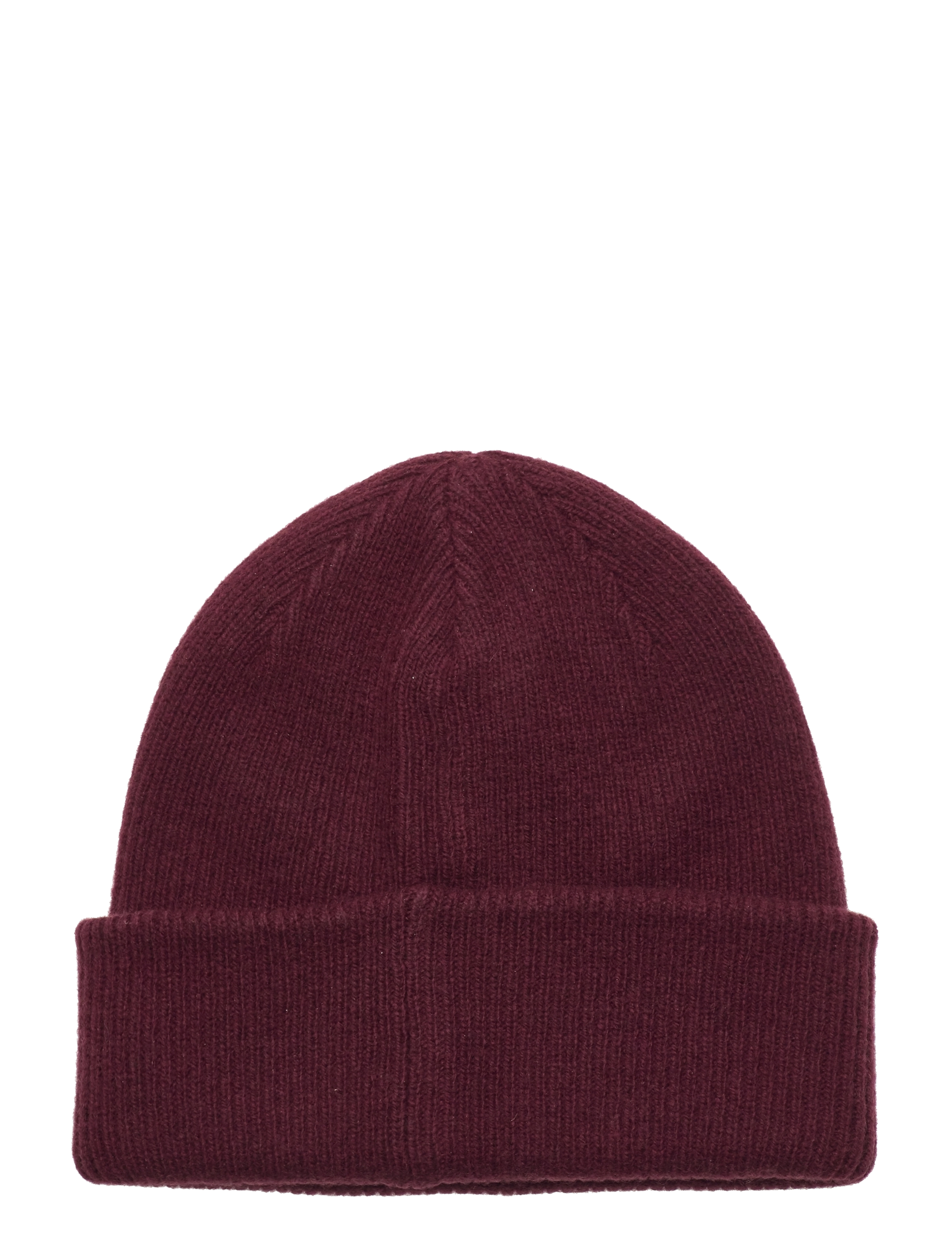 Wood Wood - Mande ribbed beanie - dark burgundy - 1