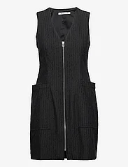 Wood Wood - Ashley boucle stripe dress - korte jurken - navy - 0