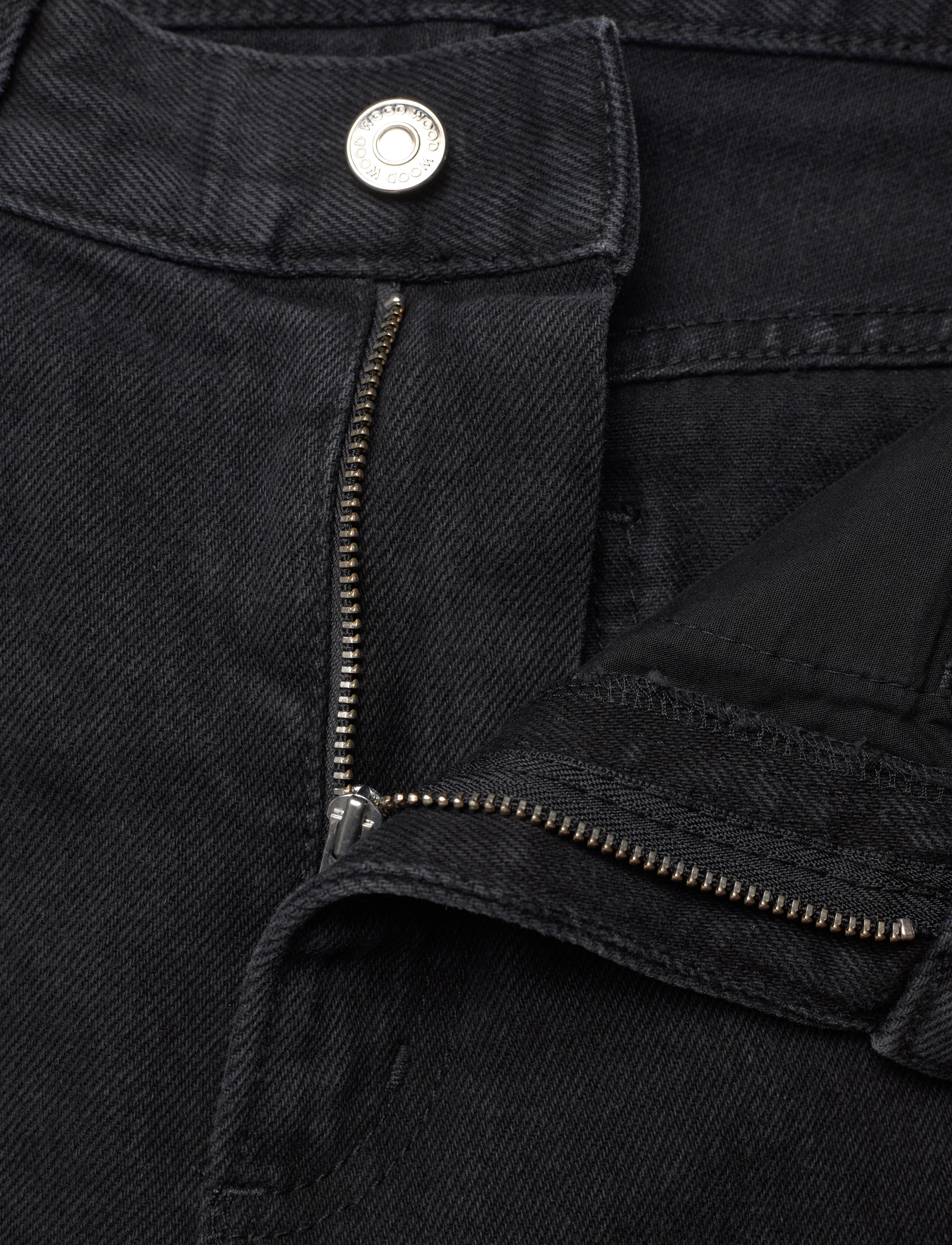 Wood Wood - Karlie rigid denim - black - 3
