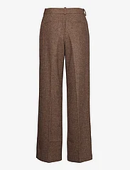 Wood Wood - Juno herringbone wool trousers - dressbukser - camel - 1