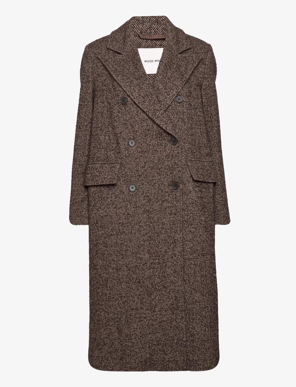 Herringbone winter 2025 coat womens
