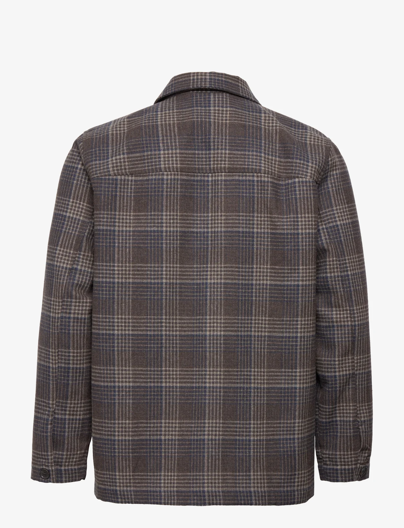 Wood Wood - Clive wool shirt - mænd - taupe - 1