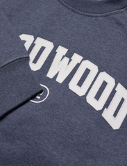 Wood Wood - Hester IVY sweatshirt - kapuutsiga dressipluusid - blue marl - 3
