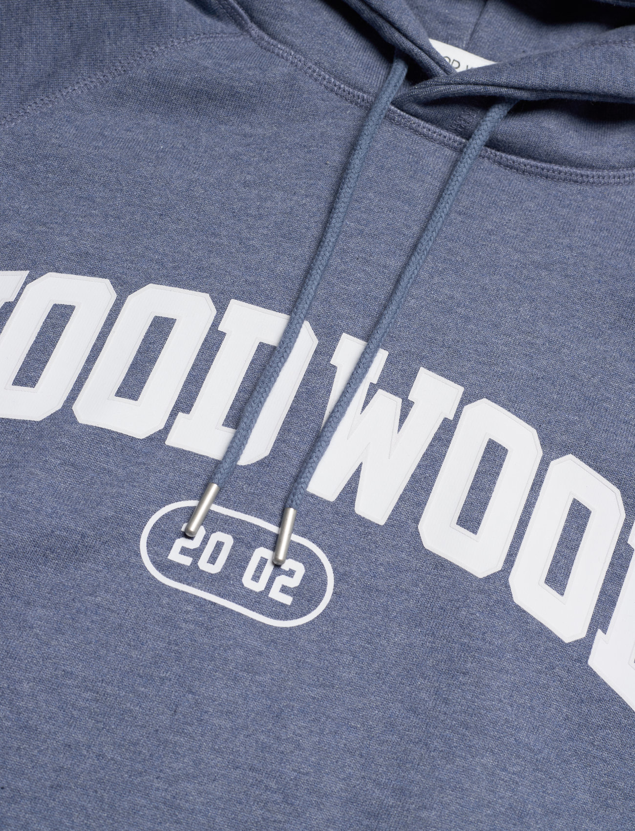 Wood Wood - Fred IVY hoodie - nordic style - blue marl - 3