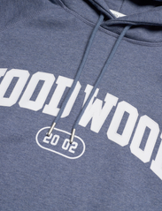 Wood Wood - Fred IVY hoodie - bluzy z kapturem - blue marl - 3