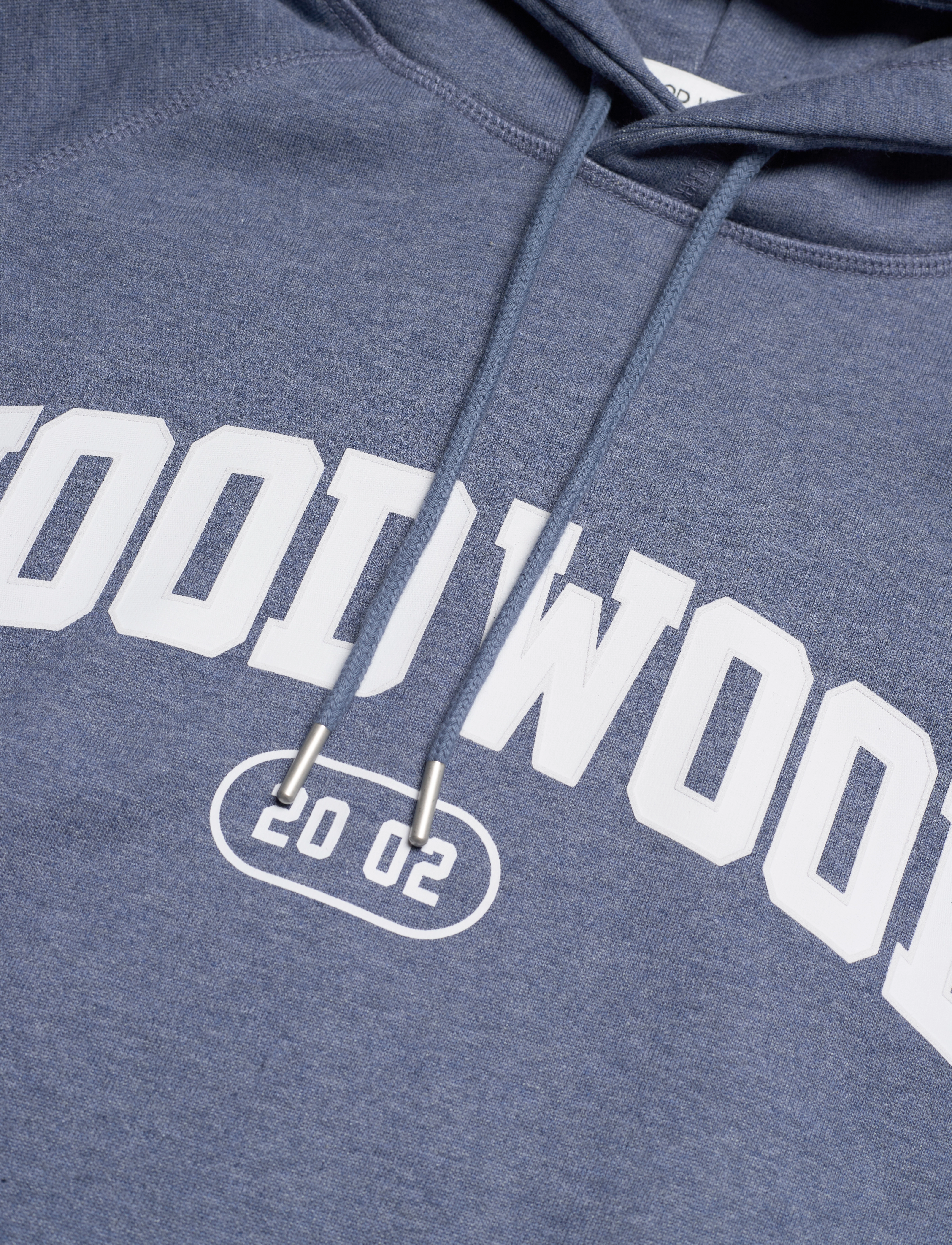 WOOD WOOD - Fred IVY hoodie - blue marl - 3