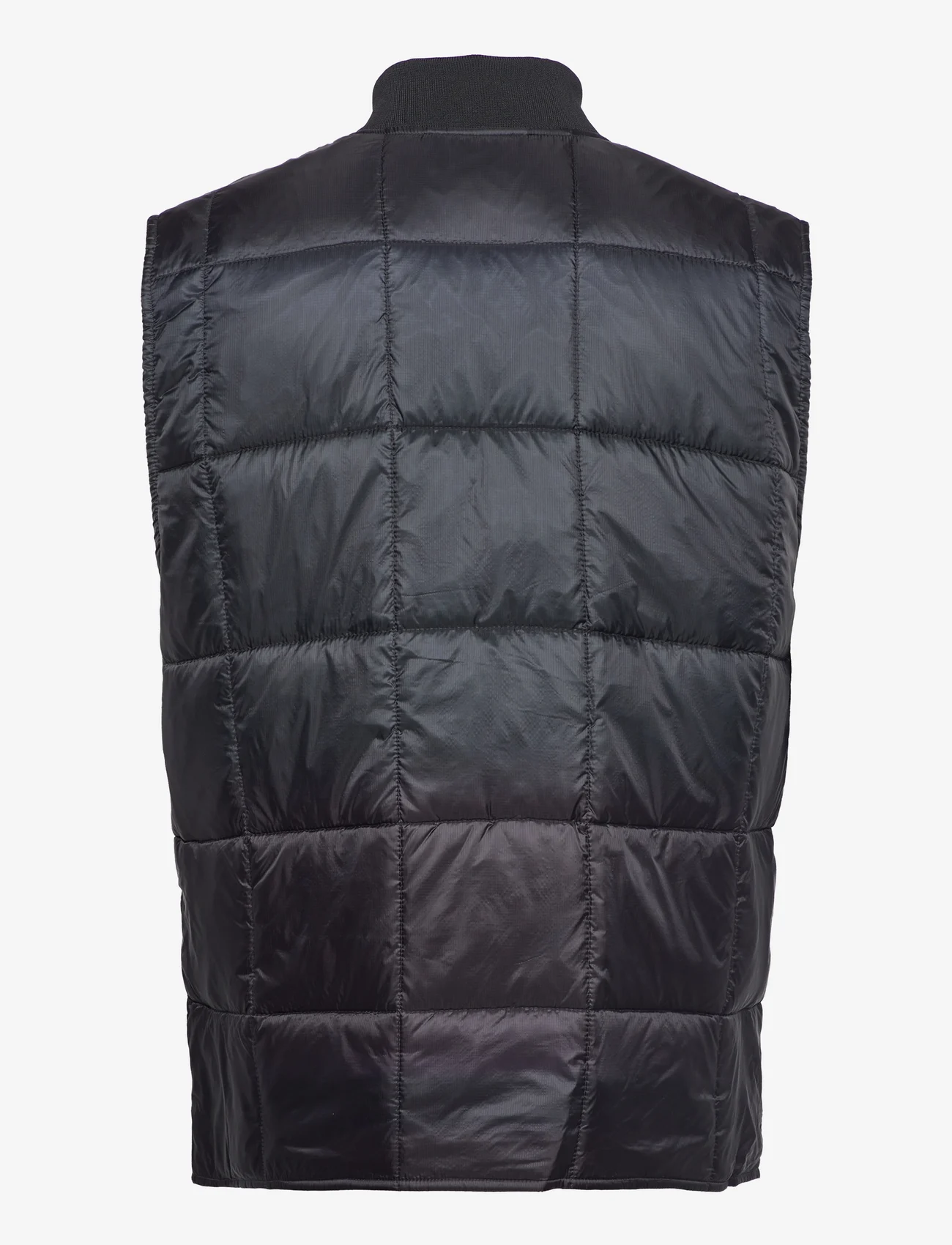 Wood Wood - Perez ombre tech gilet - kamizelki - black - 1