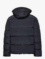 Wood Wood - Ventus tech stripe down jacket - winter jackets - black - 1