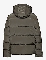 Wood Wood - Ventus tech stripe down jacket - winter jackets - dark army - 1